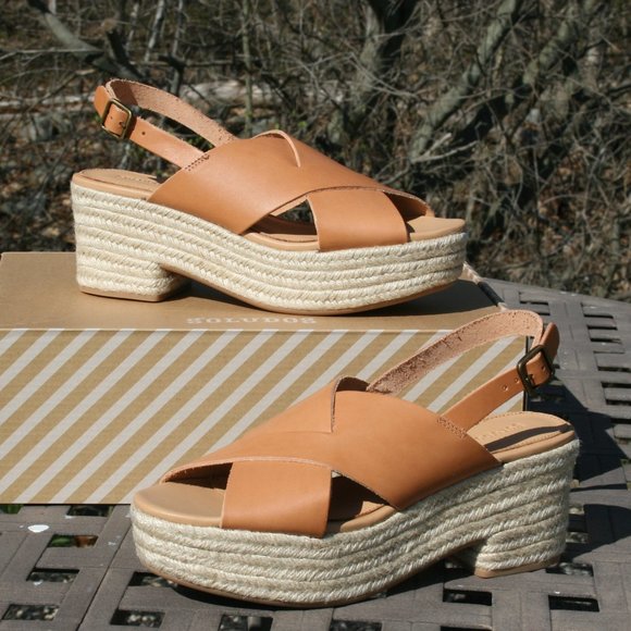 SOLUDOS AMALFI PLATFORM 8.5 Womens Sandal - Picture 1 of 9